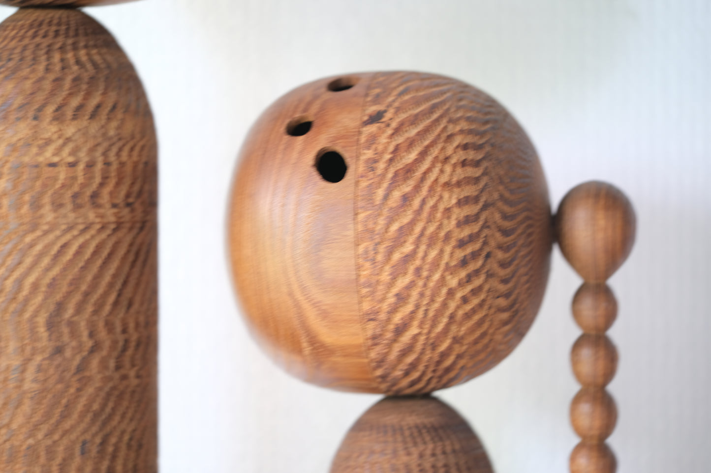 Set of Ponytail Kokeshi Art by Hideo Ishihara (1925-1999)