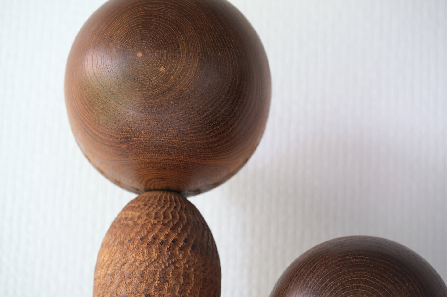 Set of Ponytail Kokeshi Art by Hideo Ishihara (1925-1999)