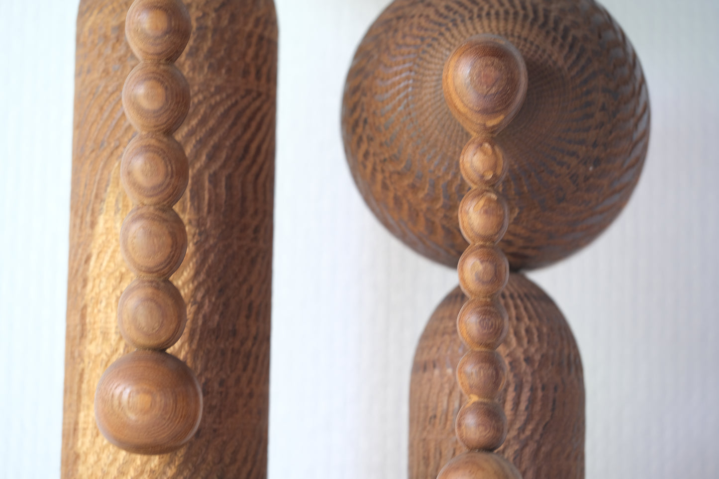 Set of Ponytail Kokeshi Art by Hideo Ishihara (1925-1999)