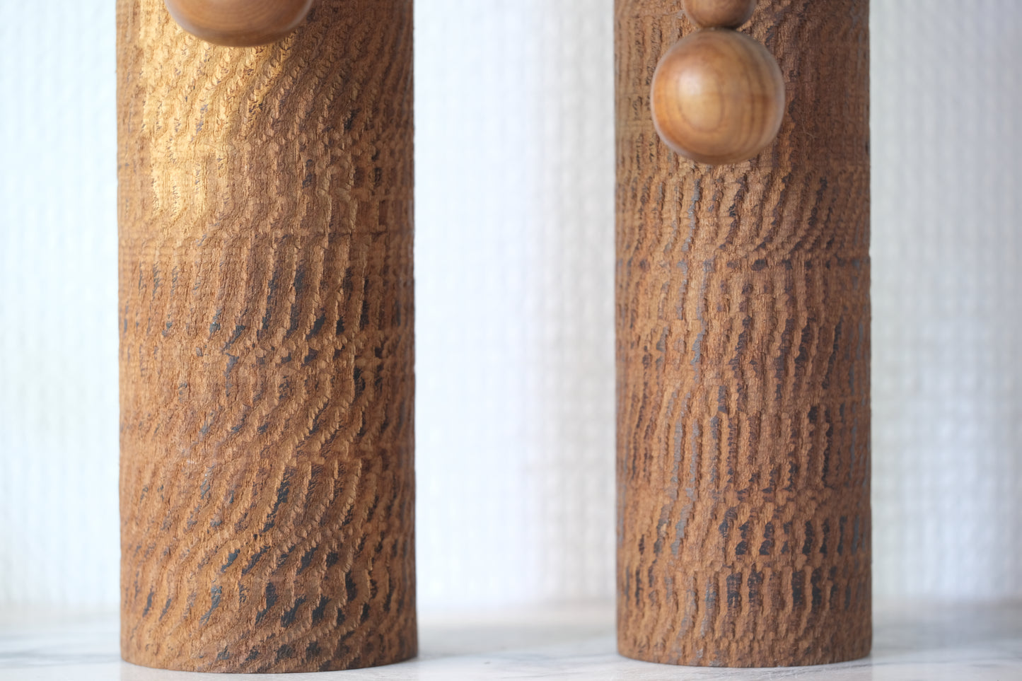 Set of Ponytail Kokeshi Art by Hideo Ishihara (1925-1999)