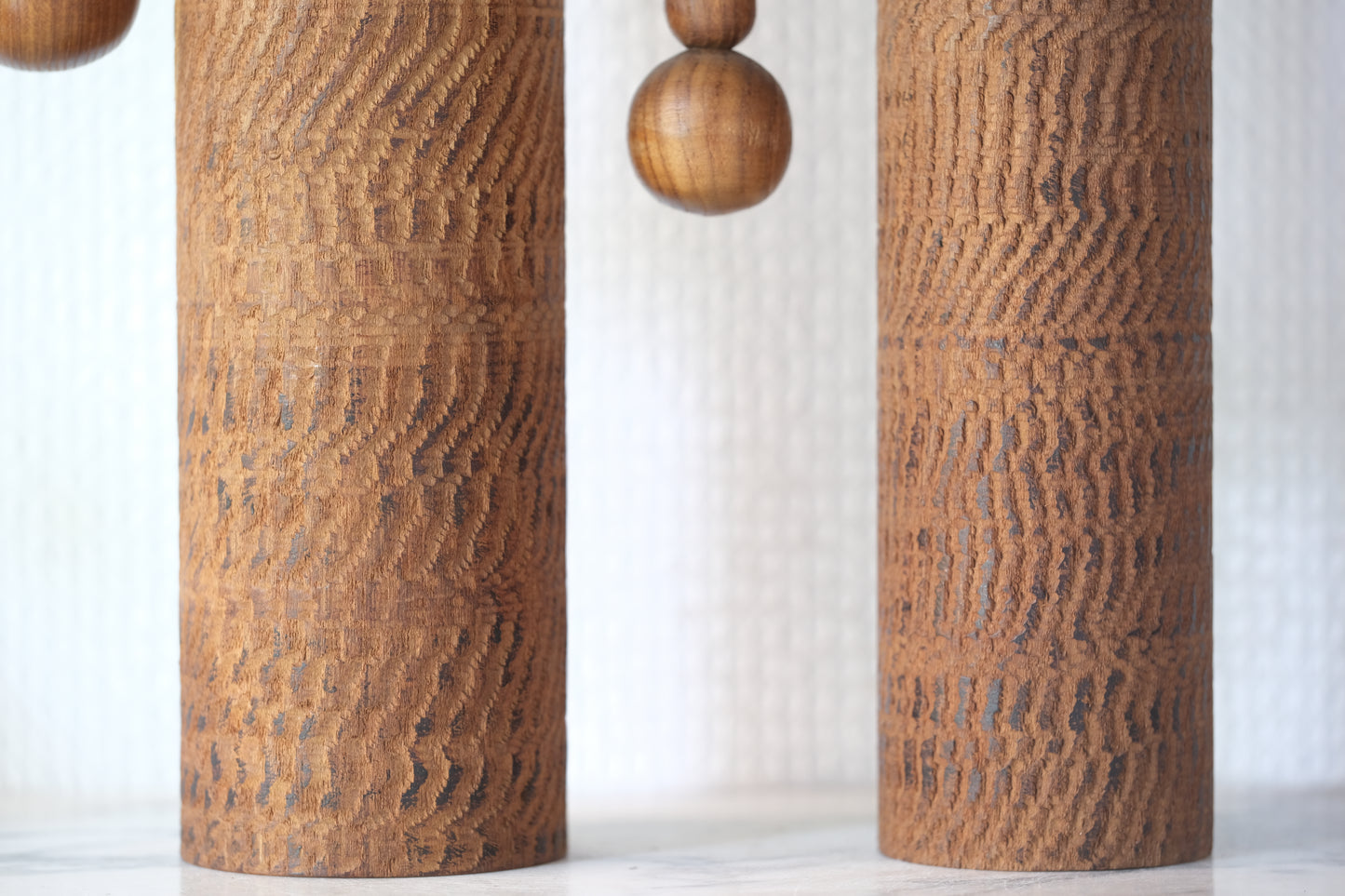 Set of Ponytail Kokeshi Art by Hideo Ishihara (1925-1999)