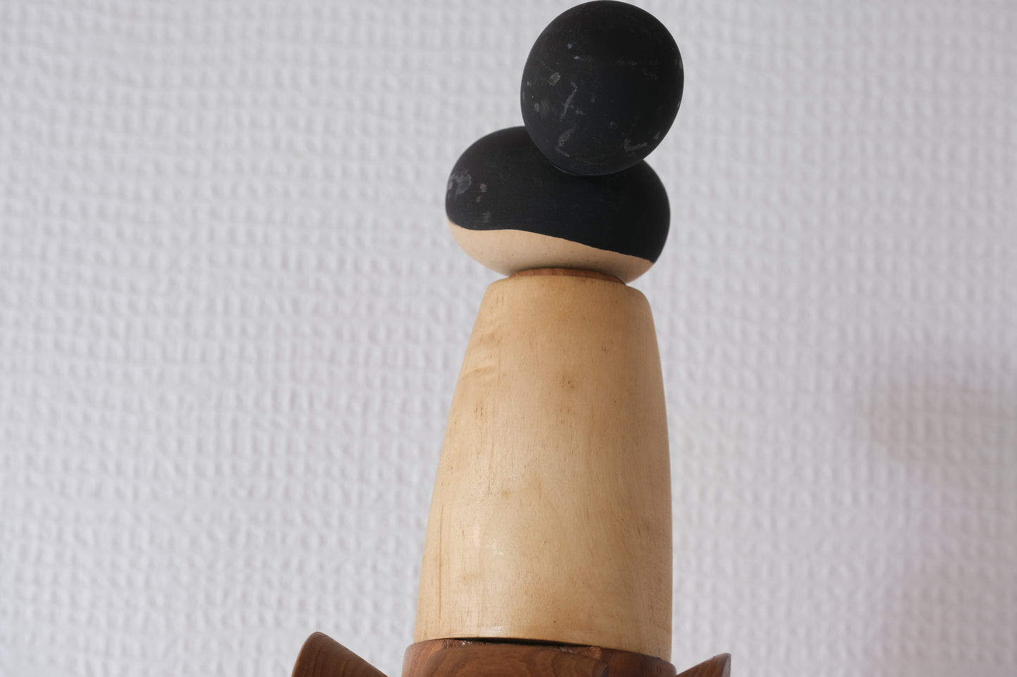 Kokeshi Art with Ribbon by Shozan Shido 志形尚山 (1932-1995)