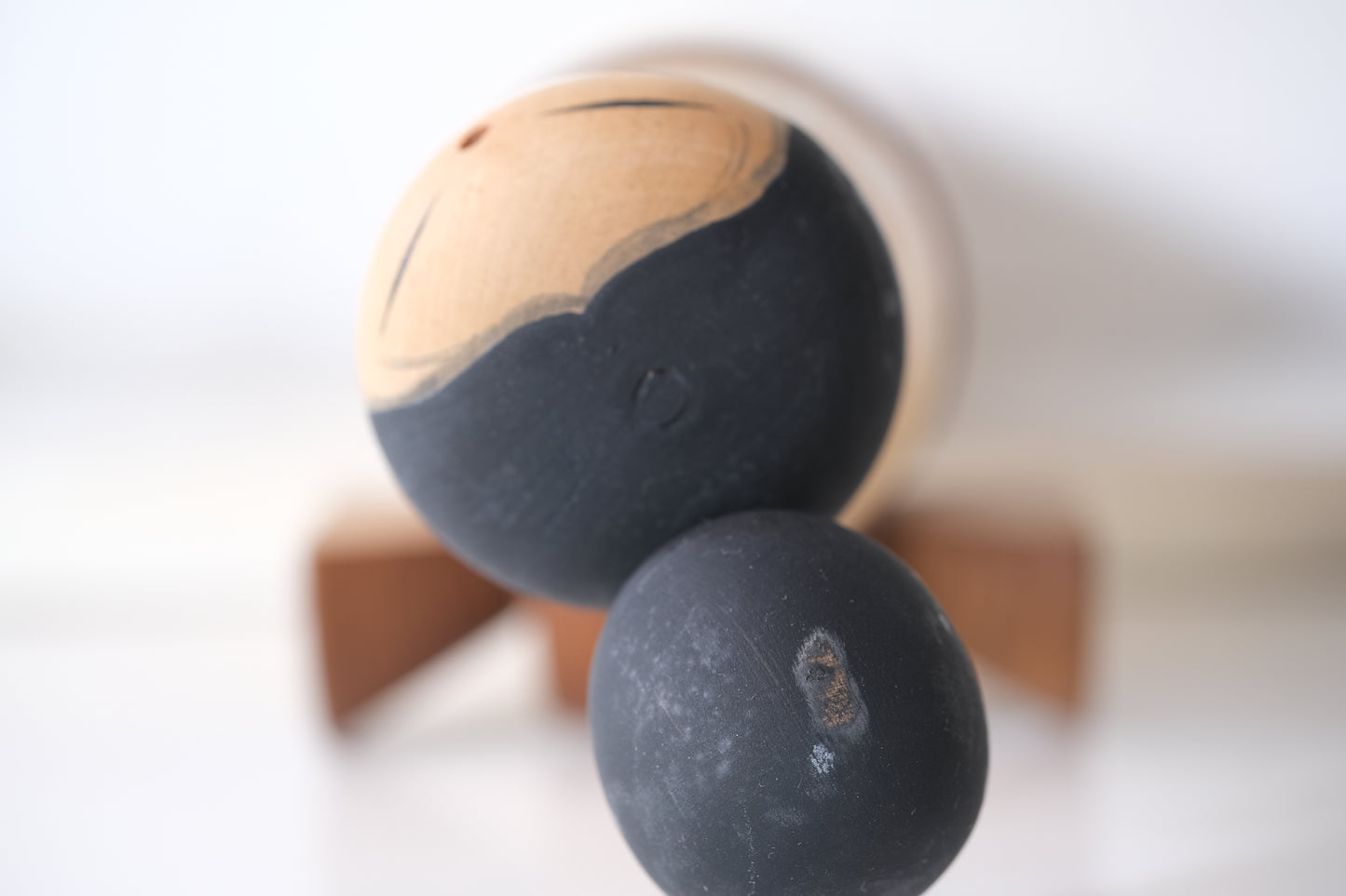 Kokeshi Art with Ribbon by Shozan Shido 志形尚山 (1932-1995)