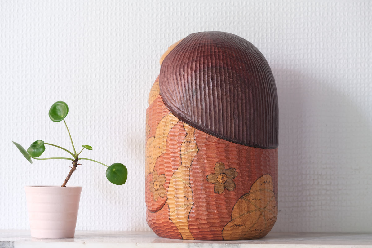 Kokeshi Art by Iguchi Satoru 井口悟 (1948 - ) | 23,5 cm