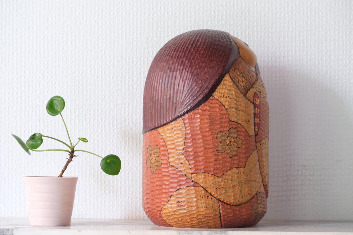 Kokeshi Art by Iguchi Satoru 井口悟 (1948 - ) | 23,5 cm