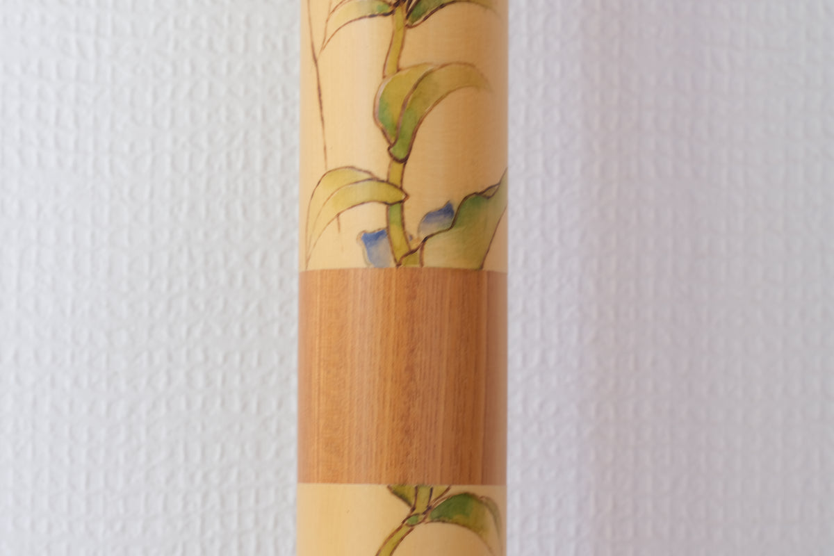Asiatic Dayflower (Tsuyukusa) つゆ草 by Kato Tatsuo 加藤龍雄 (1940-) | 48 cm