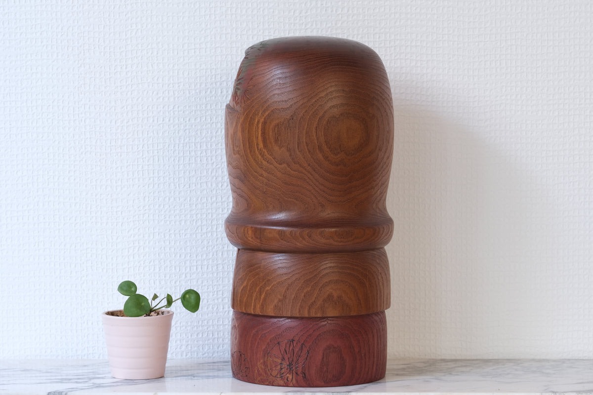 Kokeshi Art by by Kato Masami 加藤正美 (1925-) | 31 cm