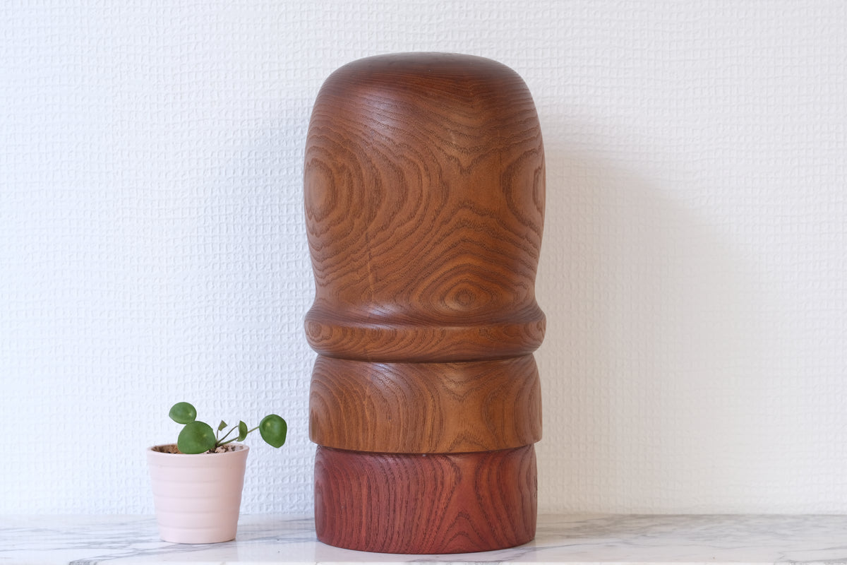 Kokeshi Art by by Kato Masami 加藤正美 (1925-) | 31 cm