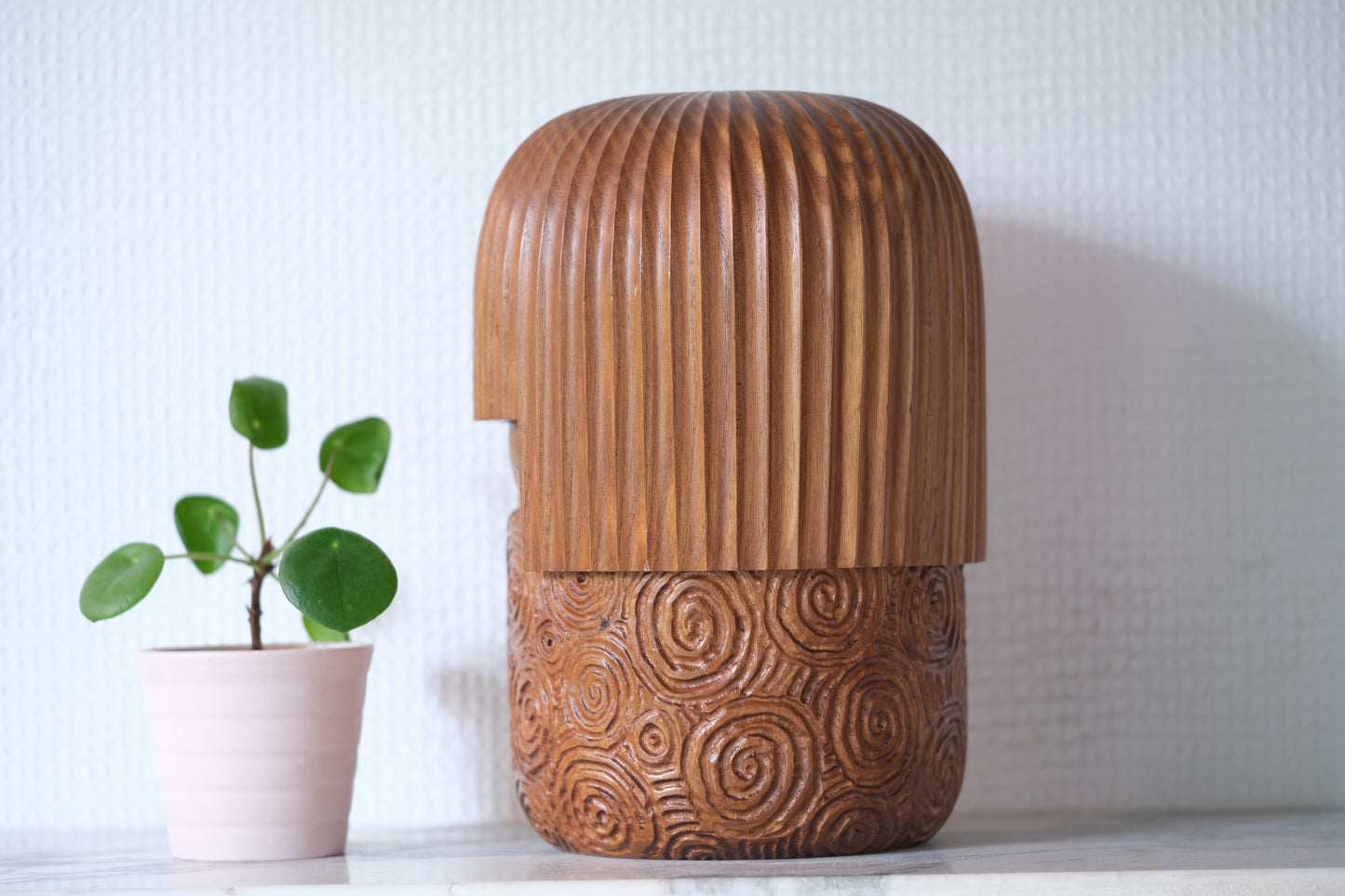 Kokeshi Art with Mino by Shozan Shido 志形尚山 (1932-1995)