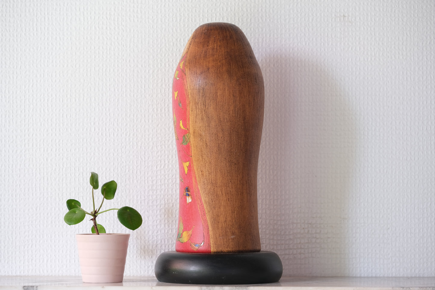 Kokeshi Art by Oki Yasunobu 沖 泰宣 (1955-) | 31,5 cm