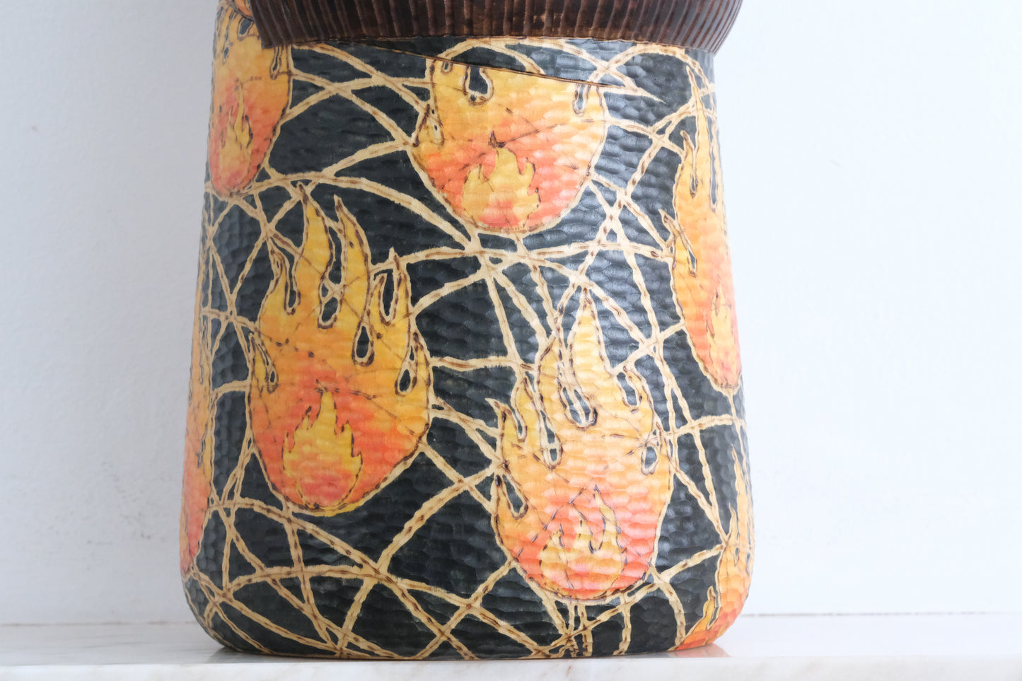 Fox Fire (Kitsunebi) 狐火 by Kato Tatsuo 加藤龍雄 (1940-)