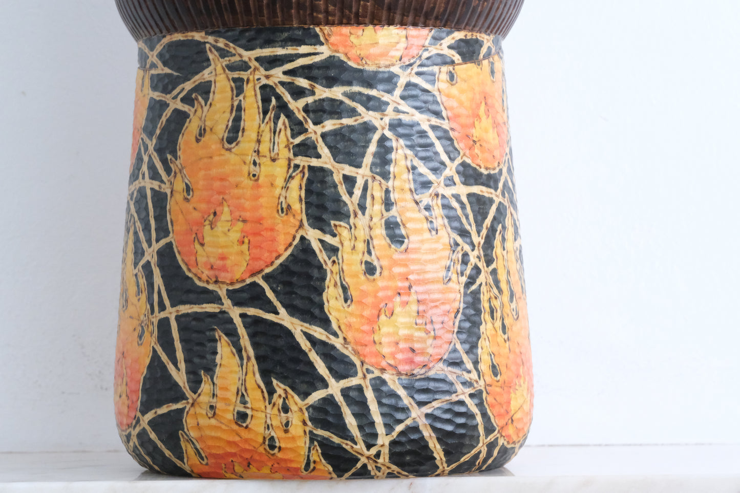 Fox Fire (Kitsunebi) 狐火 by Kato Tatsuo 加藤龍雄 (1940-)