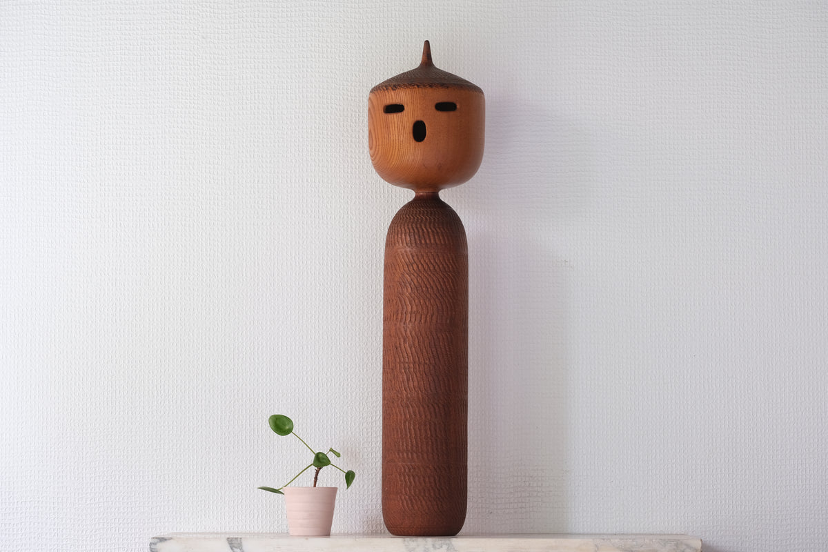 Kokeshi Art by Shozan Shido 志形尚山 (1932-1995) | 61,5 cm