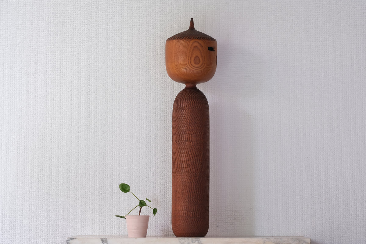 Kokeshi Art by Shozan Shido 志形尚山 (1932-1995) | 61,5 cm
