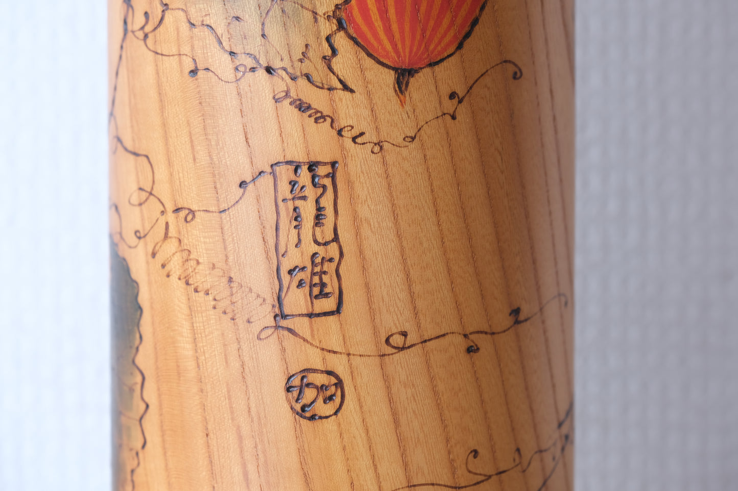 Kokeshi Art by Kato Tatsuo 加藤龍雄 (1940-)