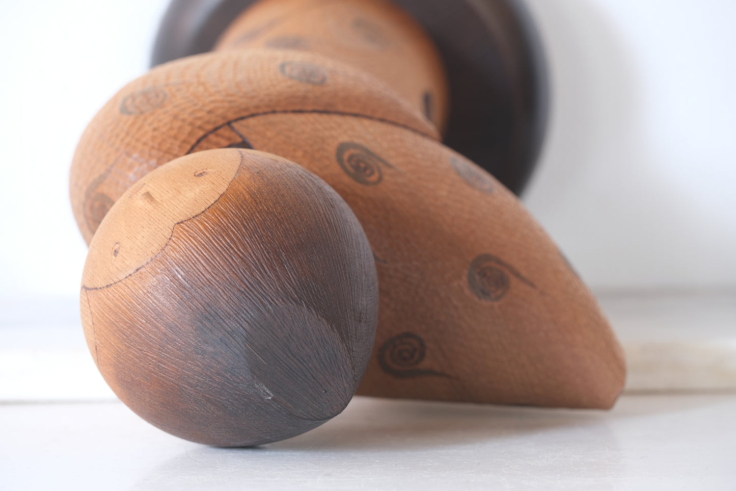 Kokeshi Art by Sansaku Sekiguchi 関口 三作 (1925-2018)