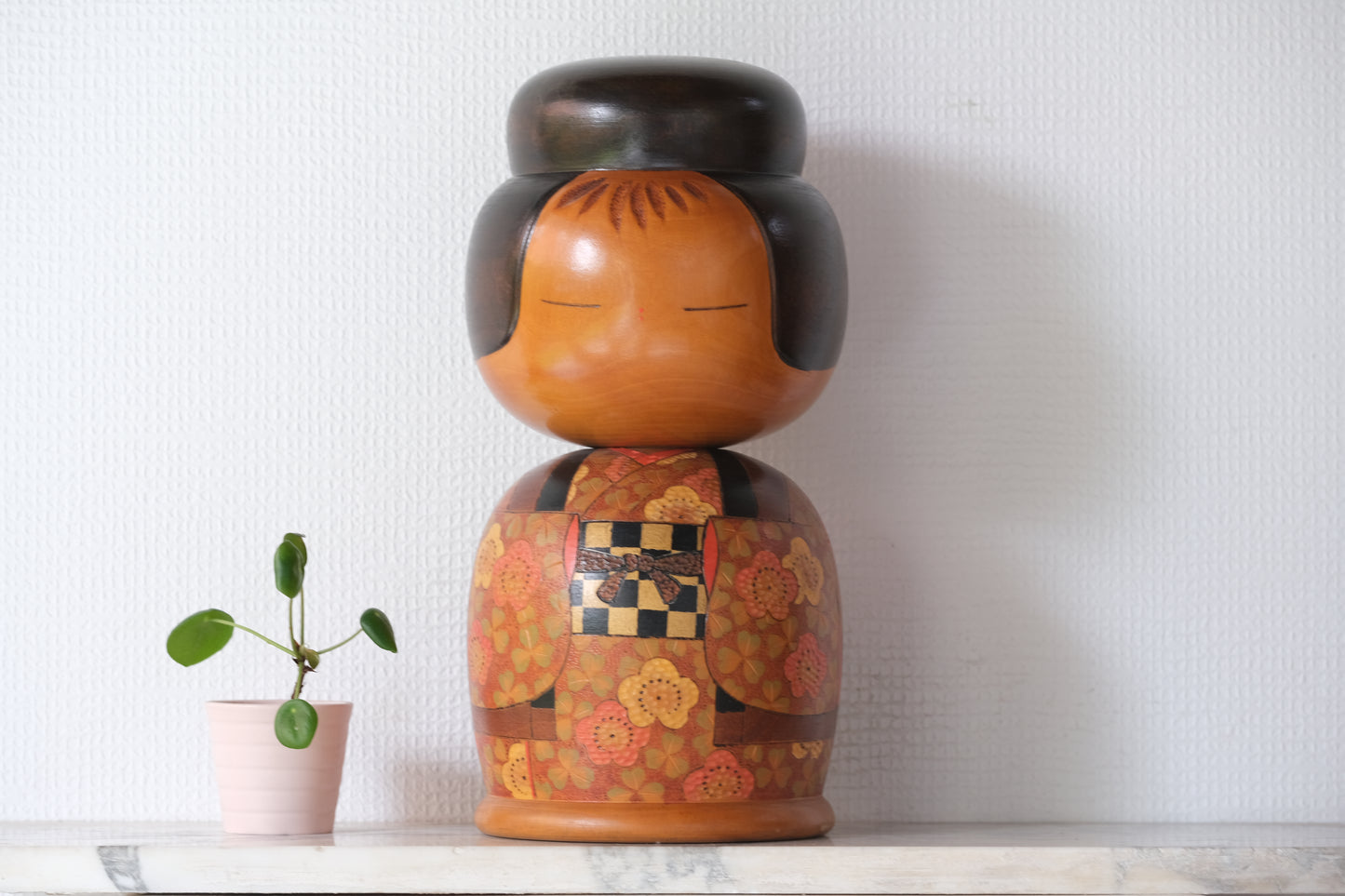 Kokeshi Art by Izumi Morijiro 泉盛次郎 | 34,5 cm