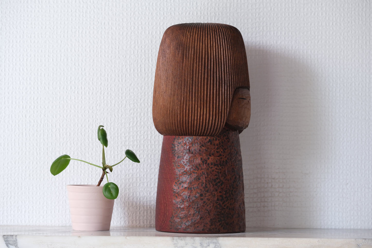 Kokeshi Art by Issetsu Kuribayashi 栗林一雪 (1924-2011) | 27 cm