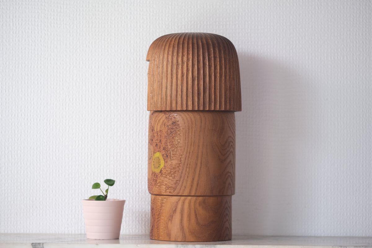 Kokeshi Art by by Kato Masami 加藤正美  (1925-) | 31 cm