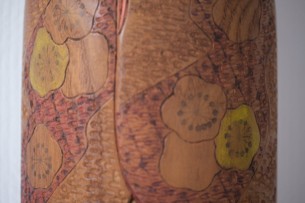 Kokeshi Art by by Kato Masami 加藤正美  (1925-) | 31 cm