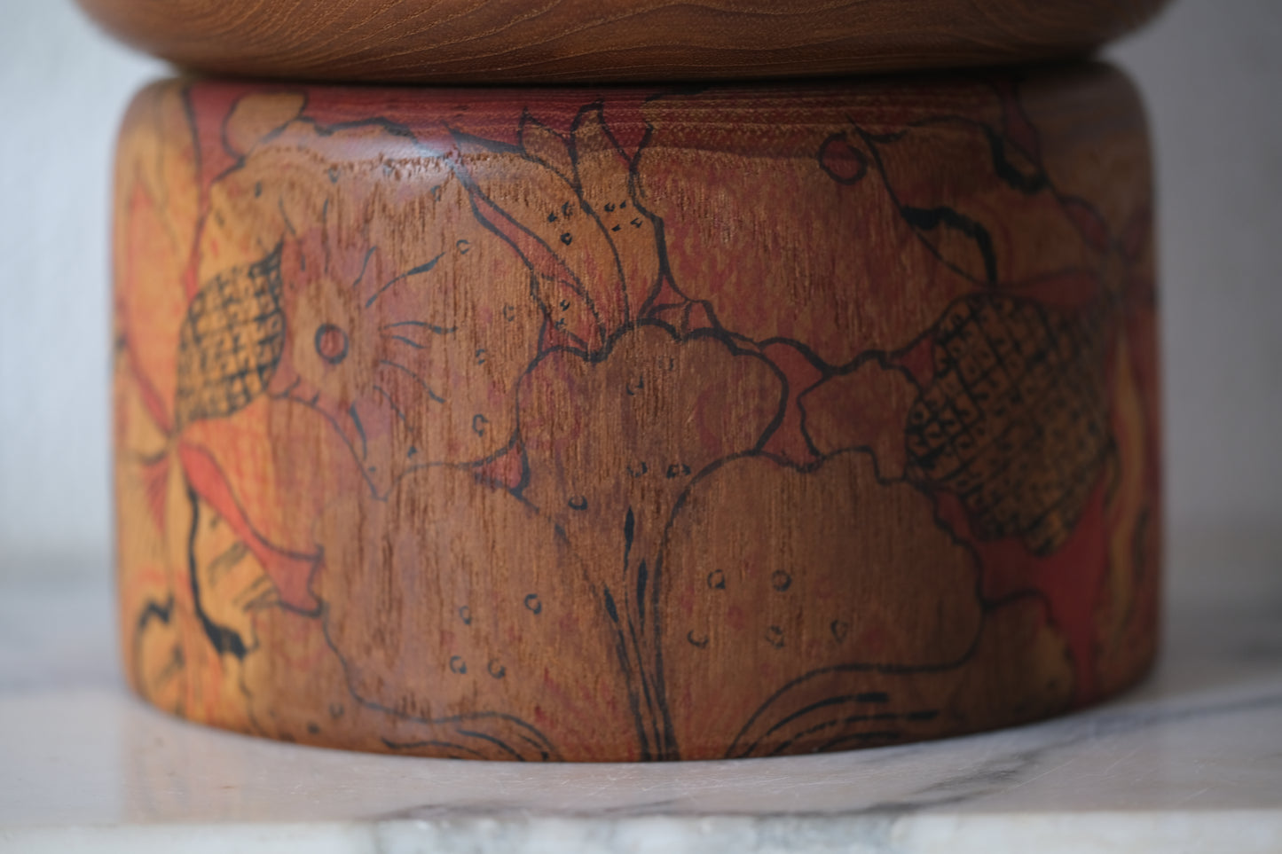 Kokeshi Art by Hideo Ishihara (1925-1999) | 16 cm