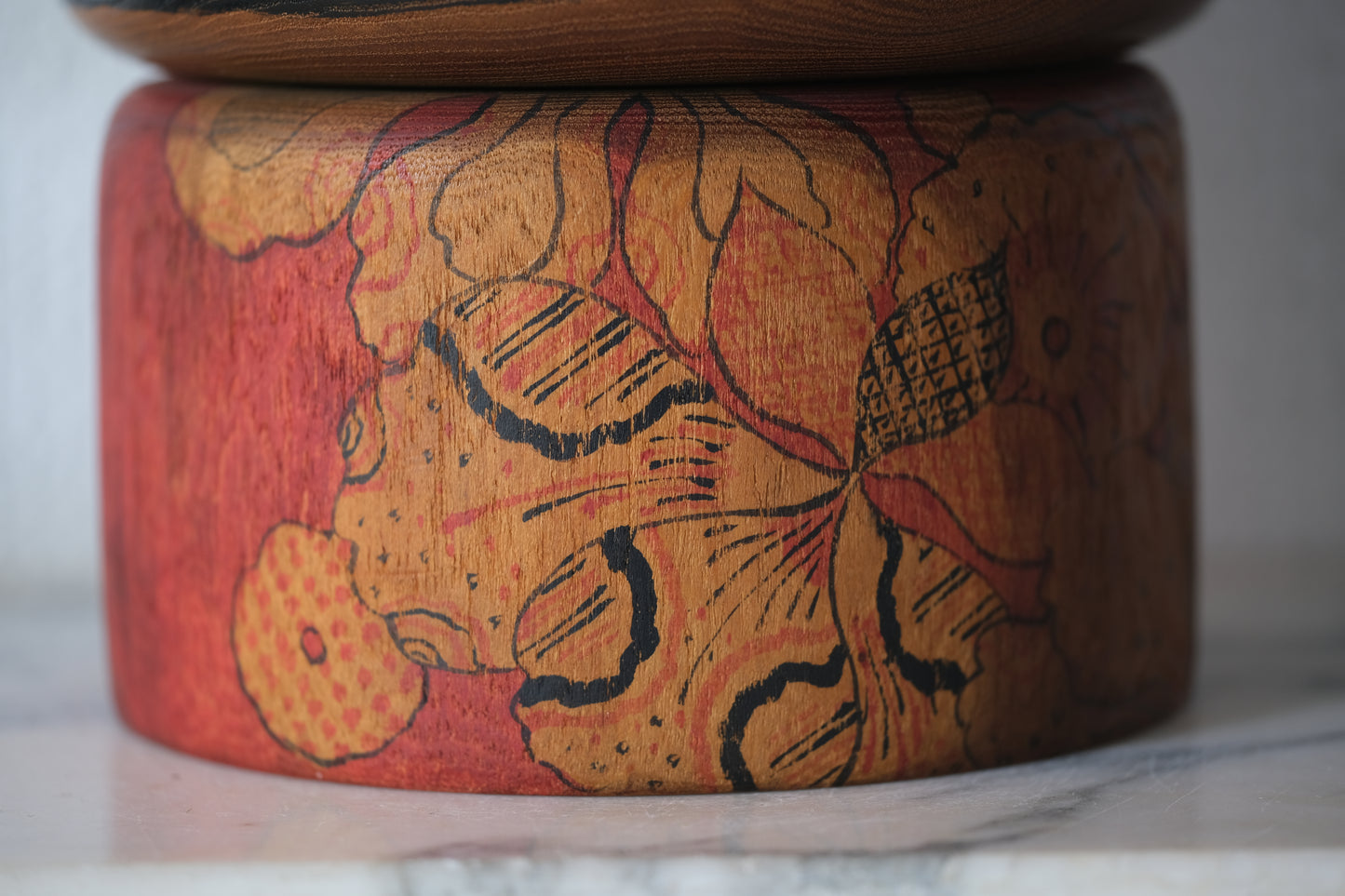 Kokeshi Art by Hideo Ishihara (1925-1999) | 16 cm
