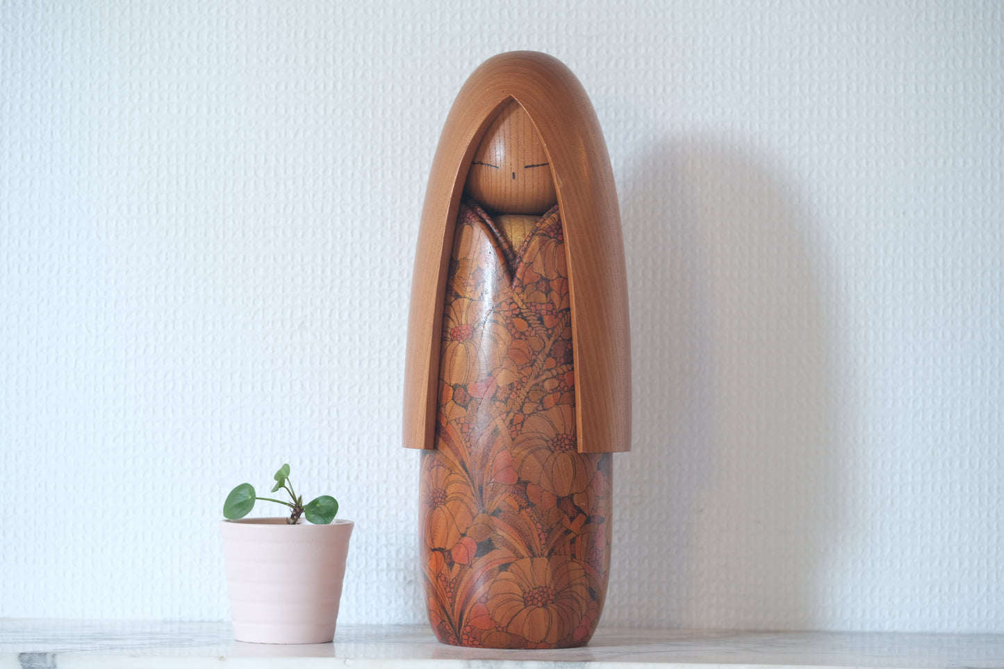 Kokeshi Art with Mino by Shozan Shido 志形尚山 (1932-1995)