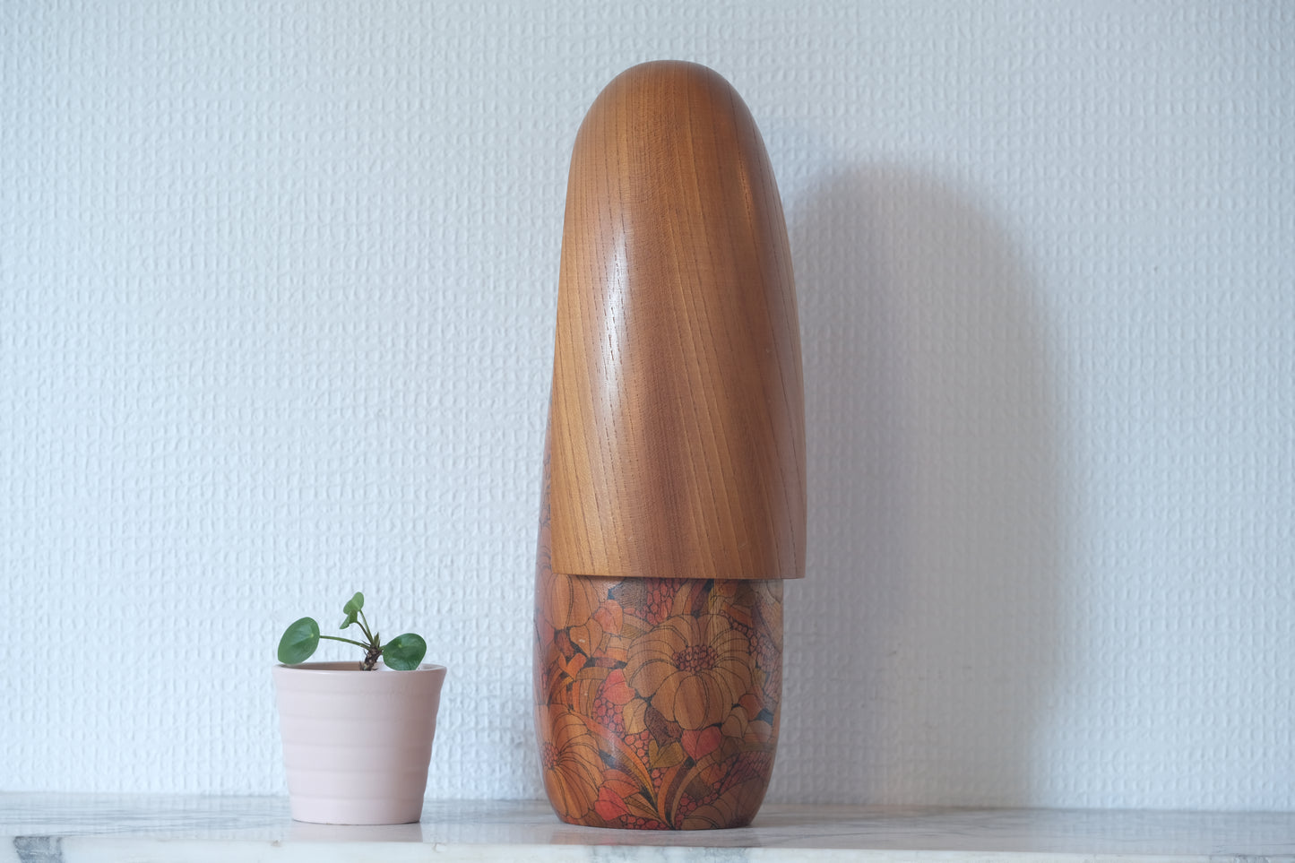 Kokeshi Art with Mino by Shozan Shido 志形尚山 (1932-1995)