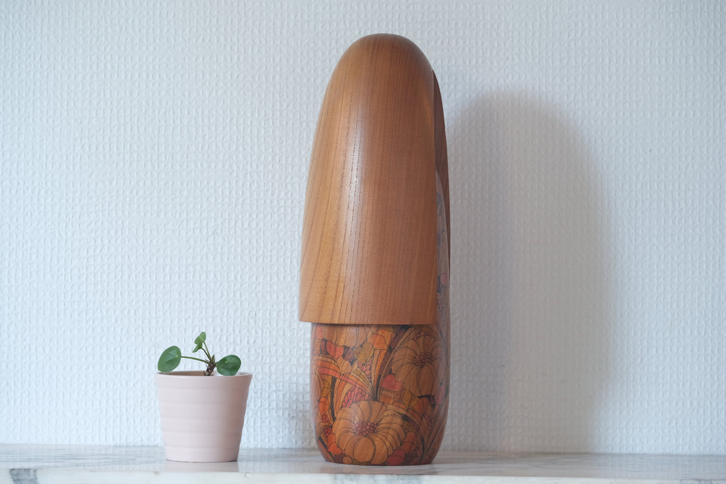 Kokeshi Art with Mino by Shozan Shido 志形尚山 (1932-1995)