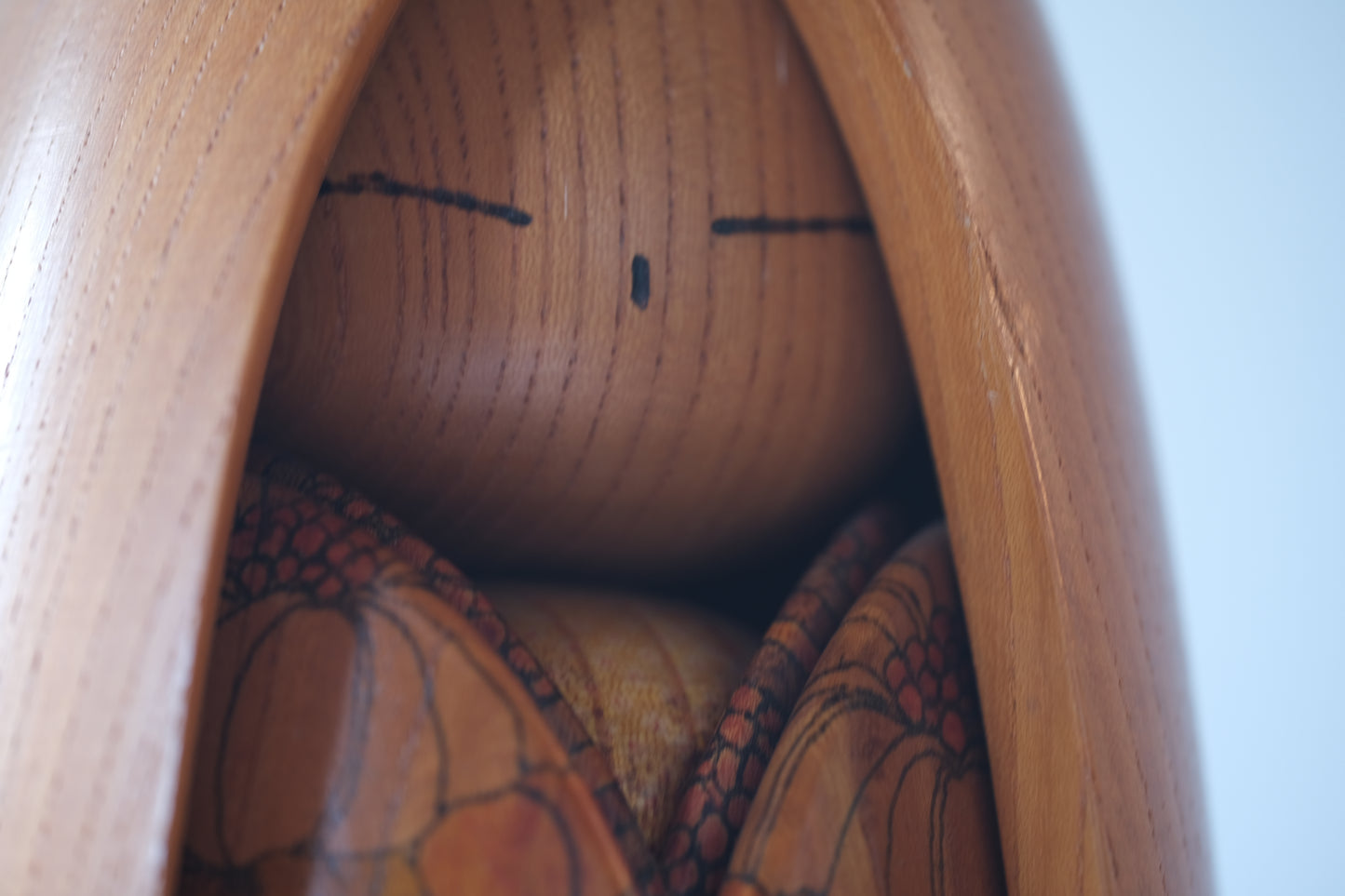 Kokeshi Art with Mino by Shozan Shido 志形尚山 (1932-1995)