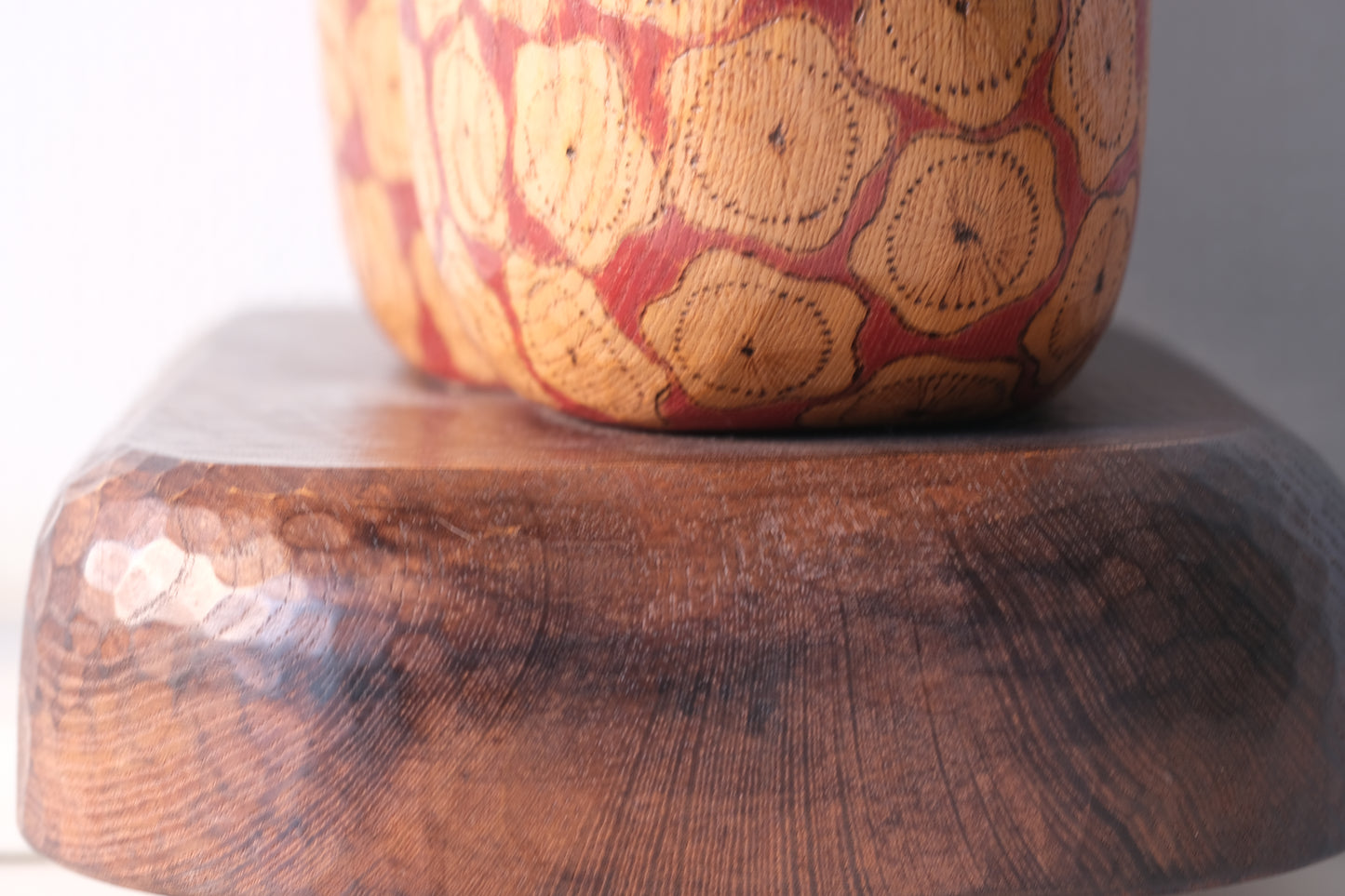 Kokeshi Art by Sansaku Sekiguchi 関口 三作 (1925-2018) | Dated: 1985 | 34 cm
