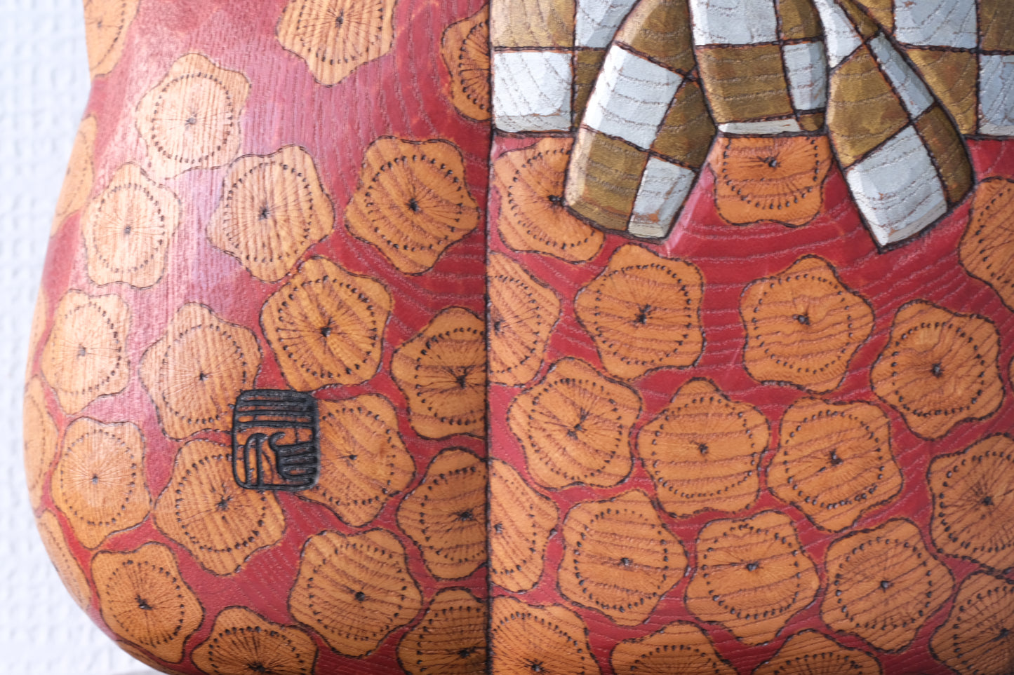 Kokeshi Art by Sansaku Sekiguchi 関口 三作 (1925-2018) | Dated: 1985 | 34 cm