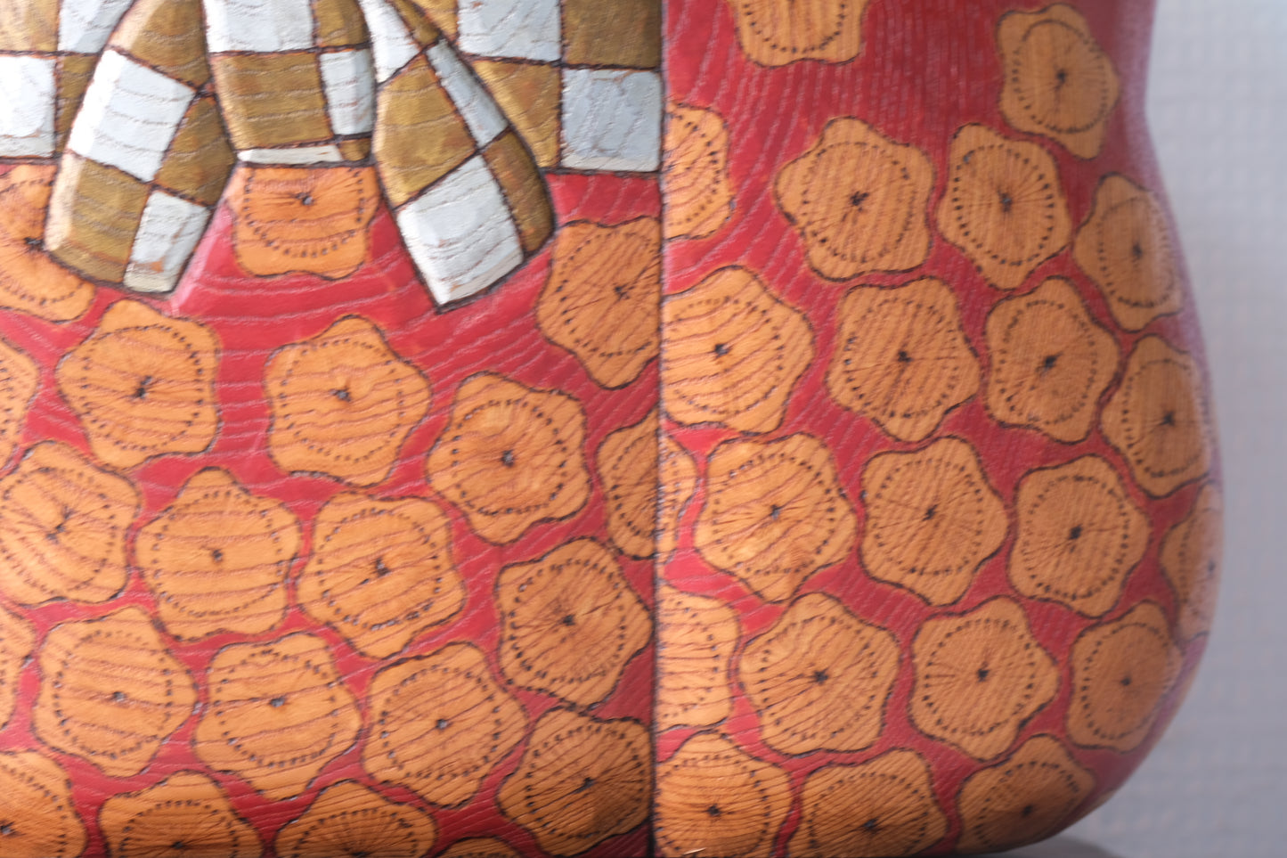 Kokeshi Art by Sansaku Sekiguchi 関口 三作 (1925-2018) | Dated: 1985 | 34 cm