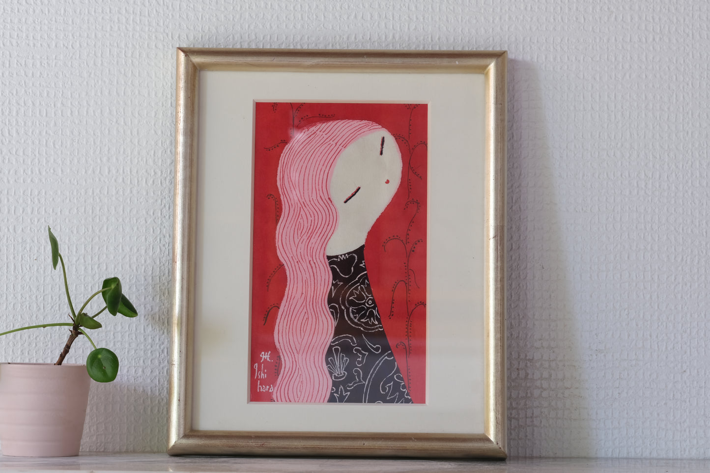 Wall Art by Hideo Ishihara (1925-1999) | 11,4 cm x 20,1 cm