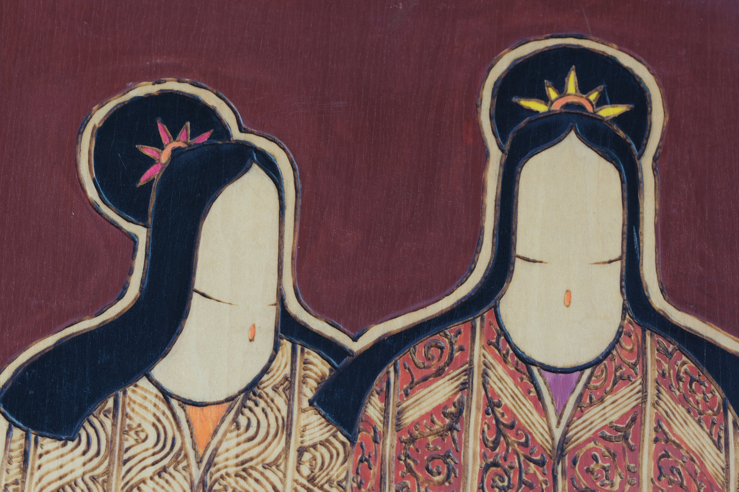 Hazy Moonlit Night (Oboro Tsukiyo) おぼろ月夜 by Shozan Shido 志形尚山 (1932–1995) | Wall Art | 47.6 × 62.6 cm