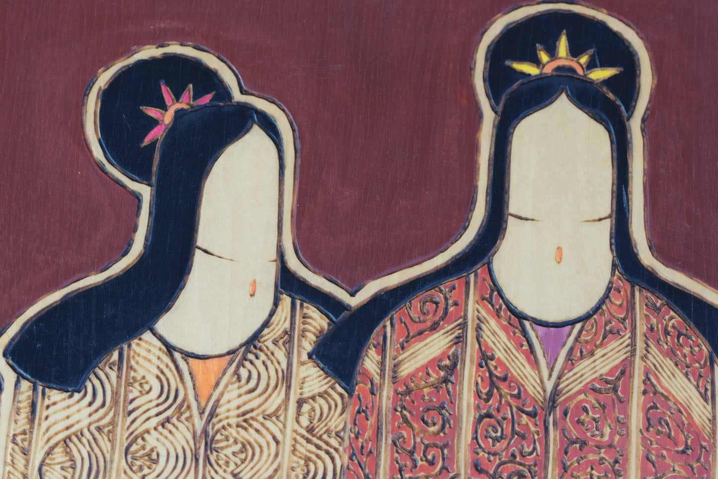 Hazy Moonlit Night (Oboro Tsukiyo) おぼろ月夜 by Shozan Shido 志形尚山 (1932–1995) | Wall Art | 47.6 × 62.6 cm