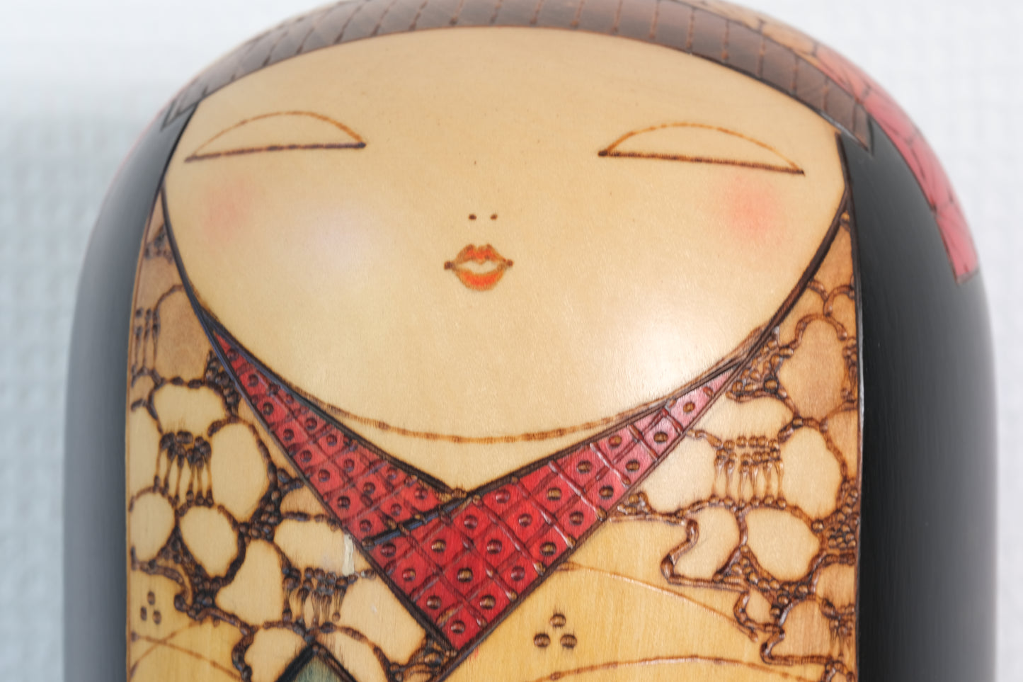 Camellia Girl (Tsubaki Dōjo) 椿童女 by Kazuo Takamizawa 高見沢一夫 (1927-) | 26,5 cm