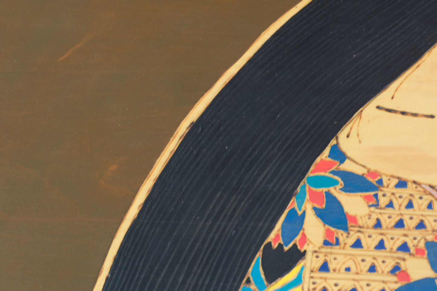 Indigo Girl (Aizome Dōjo) 藍染童女 by Shozan Shido 志形尚山 (1932–1995) | Wall Art | 62 cm × 74,5 cm