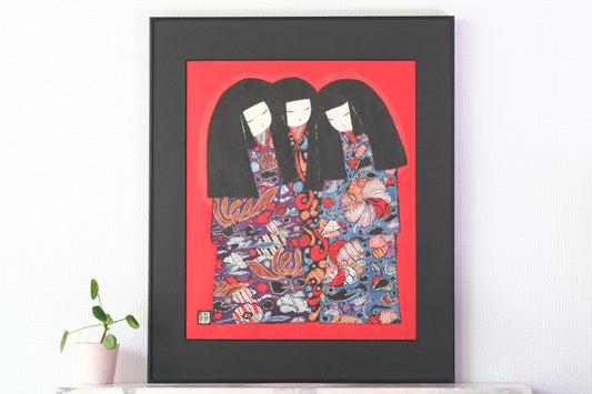 Wall Art by Hideo Ishihara (1925-1999) | 34 cm x 42 cm