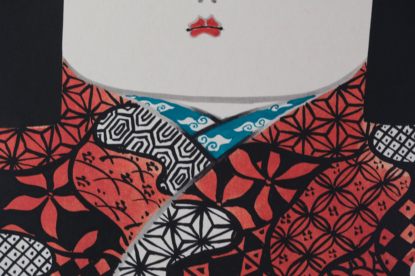 Wall Art by Kato Tatsuo 加藤龍雄 (°1940-) | 23,5 cm x 26,5 cm