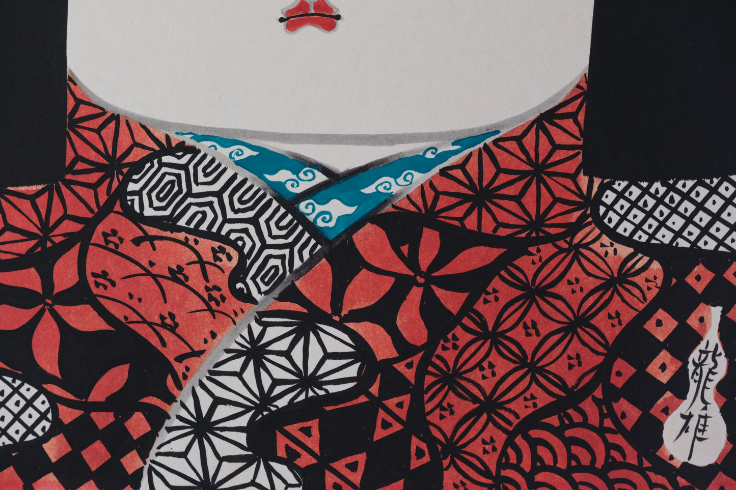 Wall Art by Kato Tatsuo 加藤龍雄 (°1940-) | 23,5 cm x 26,5 cm
