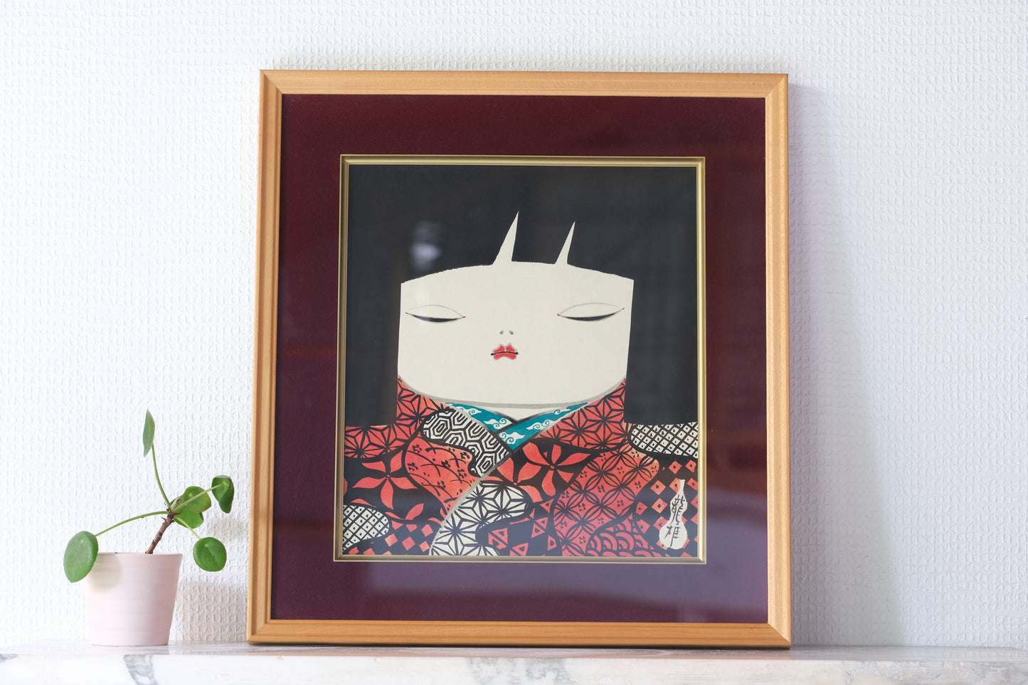 Wall Art by Kato Tatsuo 加藤龍雄 (°1940-) | 23,5 cm x 26,5 cm