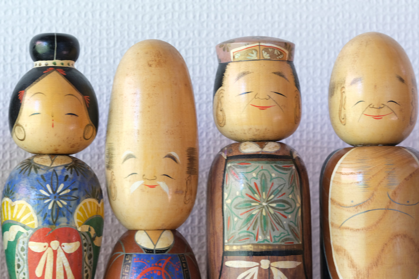 Seven Lucky People (Shichifuku hito) 七福人 by Shozan Shido 志形尚山 (1932-1995)