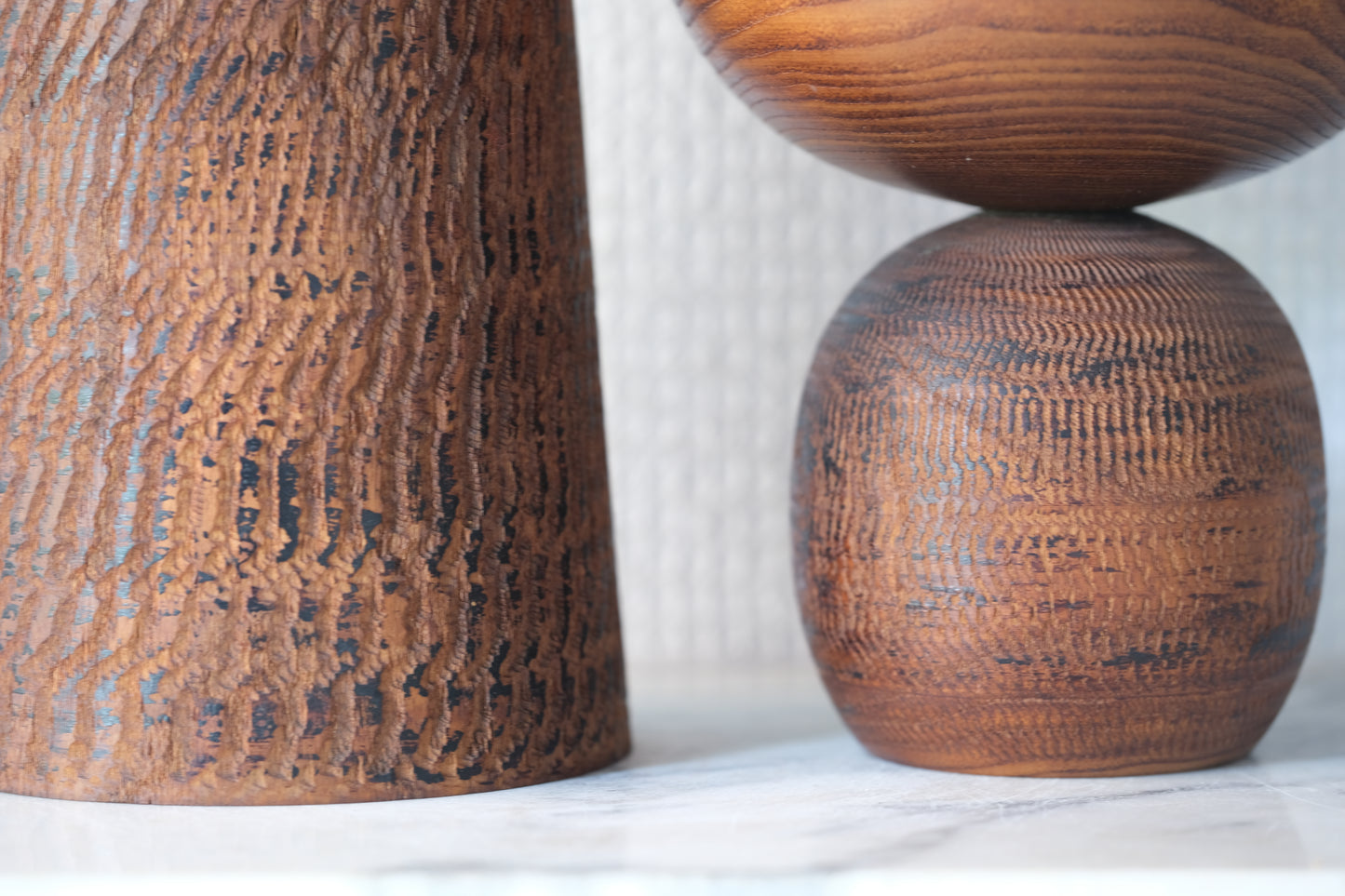 Set of Kokeshi Art by Hideo Ishihara (1925-1999)