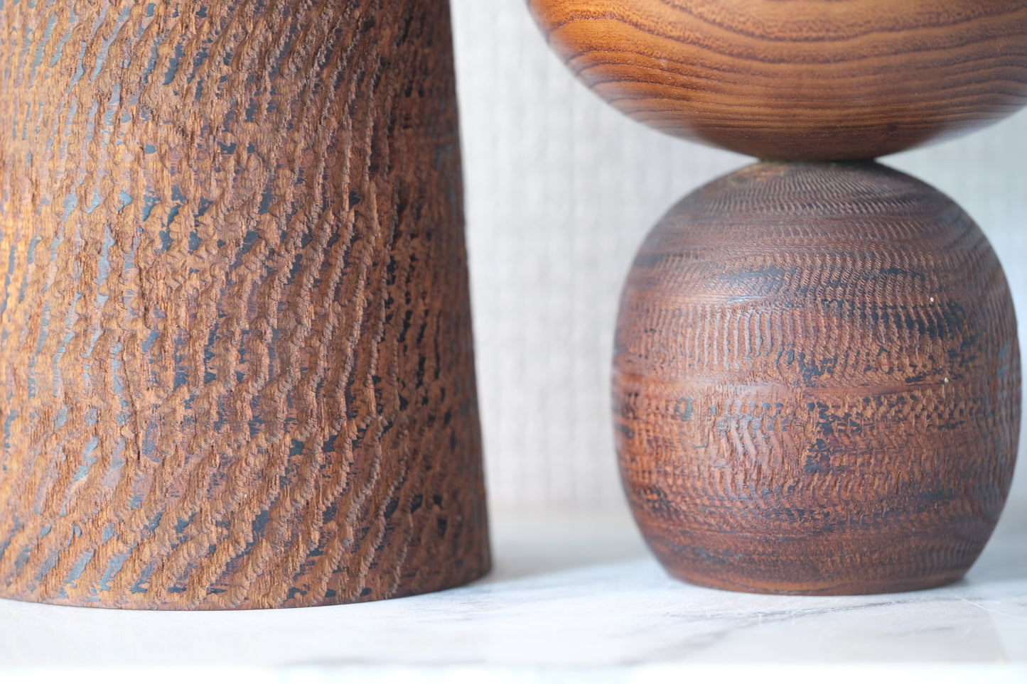 Set of Kokeshi Art by Hideo Ishihara (1925-1999)