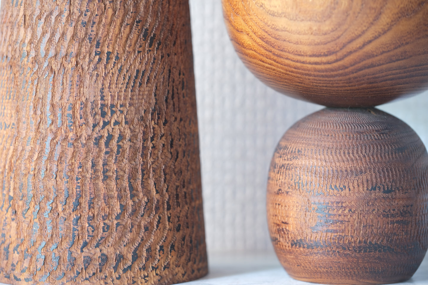 Set of Kokeshi Art by Hideo Ishihara (1925-1999)