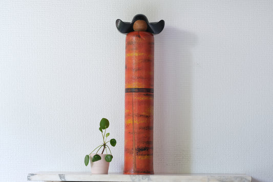 Kokeshi Art by Katase Kahei 片瀬快平 (1922-2015) | 49 cm