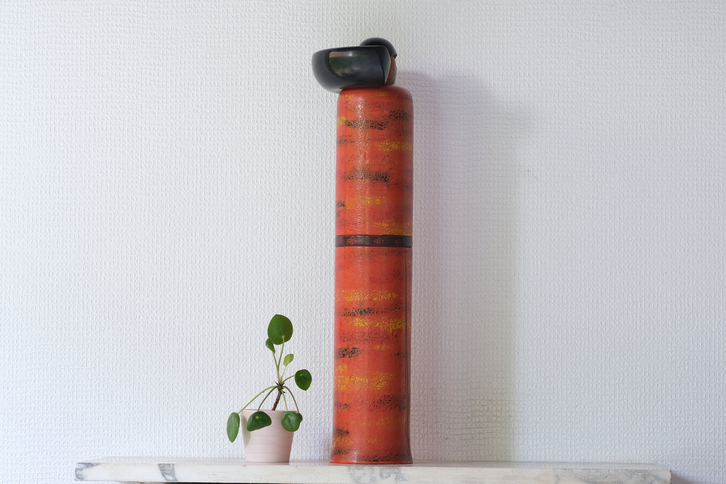 Kokeshi Art by Katase Kahei 片瀬快平 (1922-2015) | 49 cm
