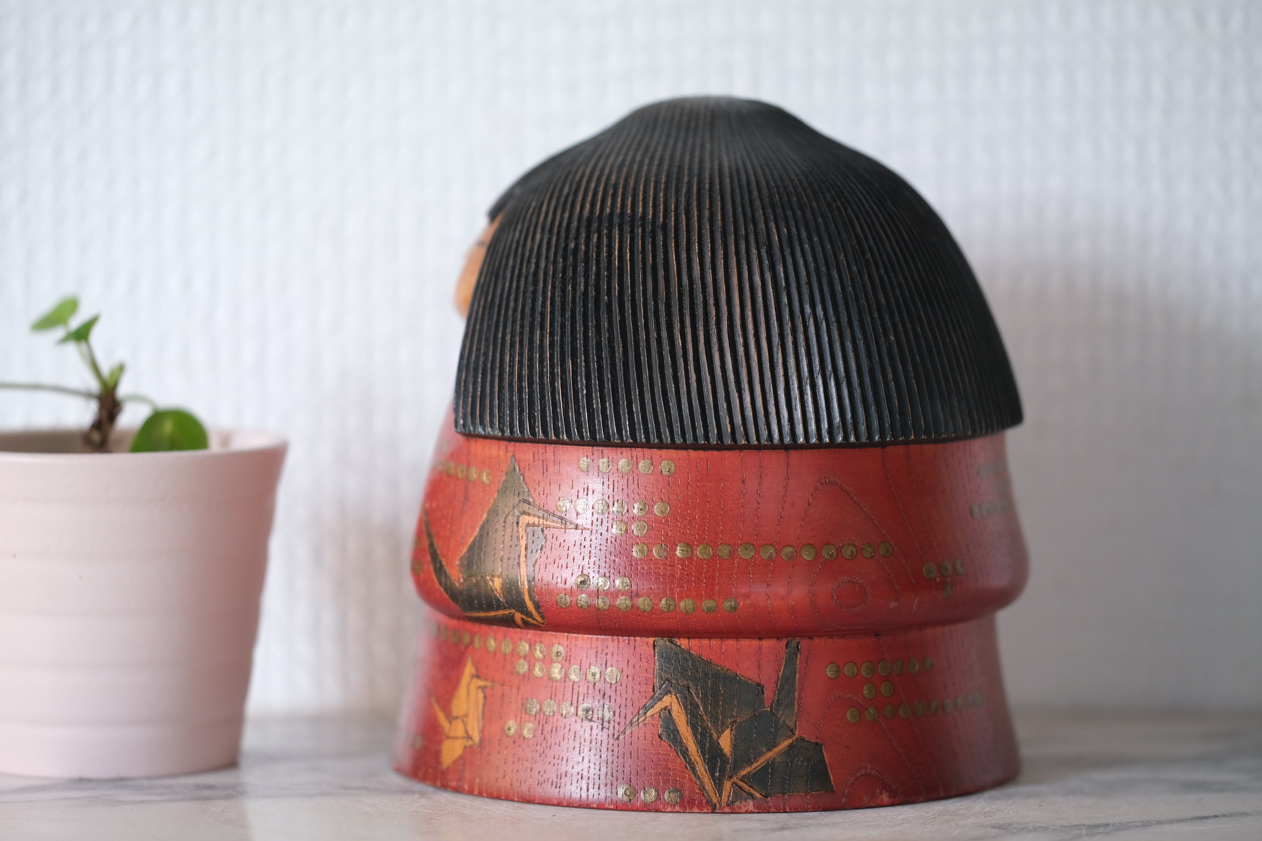 創作こけし　「花童女」渡辺雄二作品　Kokeshi Doll 創作こけし 「花童女」渡辺雄二作品 Kokeshi Doll