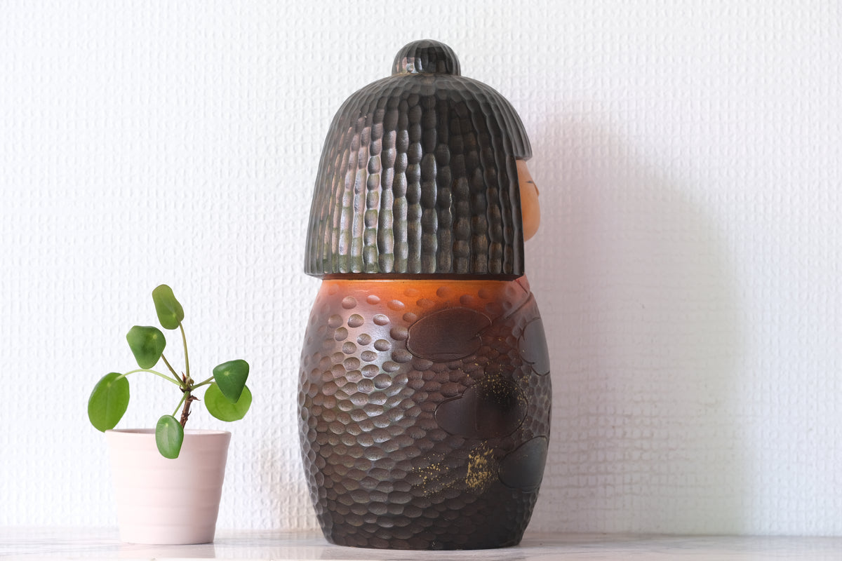 Kokeshi Art by Aoki Ryoka 青木蓼華 (1931-) | 20 cm